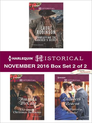 cover image of Harlequin Historical November 2016, Box Set 2 of 2